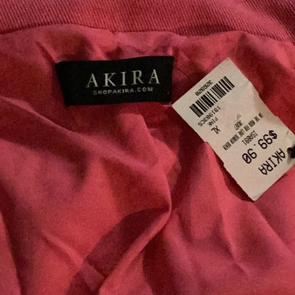 AKIRA Pink and Purple Sequin Jean Jacket - Picture 7 of 11